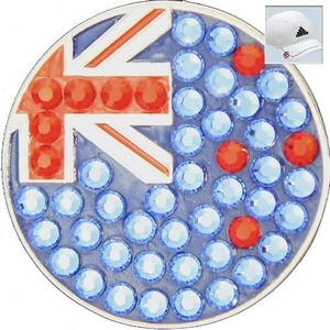 image:imageBELLA Crystal Golf Ball Marker amp Hat Clip  Countries Collection  New Zealand