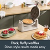 image:imagebella GOLDEN 7Inch Rotating Belgian Waffle Maker NonToxic coating SlateFig