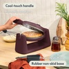 image:imagebella GOLDEN 7Inch Rotating Belgian Waffle Maker NonToxic coating SlateSlate