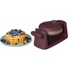 image:imagebella GOLDEN 7Inch Rotating Belgian Waffle Maker NonToxic coating SlateFig