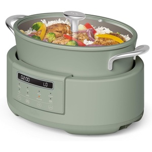 image:imagebella Multi 10in1 7qt MultiCooker NonToxic Nonstick Coating SlateAloe