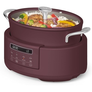 image:imagebella Multi 10in1 7qt MultiCooker NonToxic Nonstick Coating SlateFig