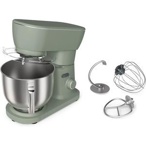 image:imagebella STIR 53Qt TiltHead Stand Mixer 12Speed Countertop Mixer OatmilkAloe