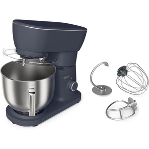 image:imagebella STIR 53Qt TiltHead Stand Mixer 12Speed Countertop Mixer OatmilkDenim